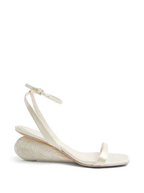 SIMKHAI Bridget wedge sandals White 226S002SAT