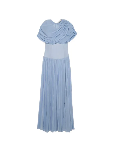 SIMKHAI Nancie Cape maxi dress Blue 2261237J