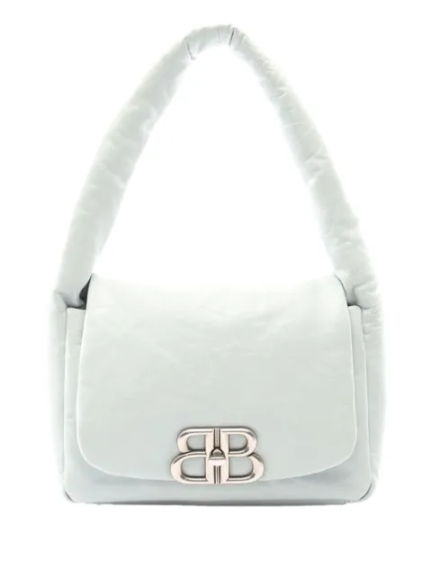 Balenciaga Pre-Owned 2010-2026 Small Calfskin Monaco Sling shoulder bag Green A6Q292R6J5OE92TJ