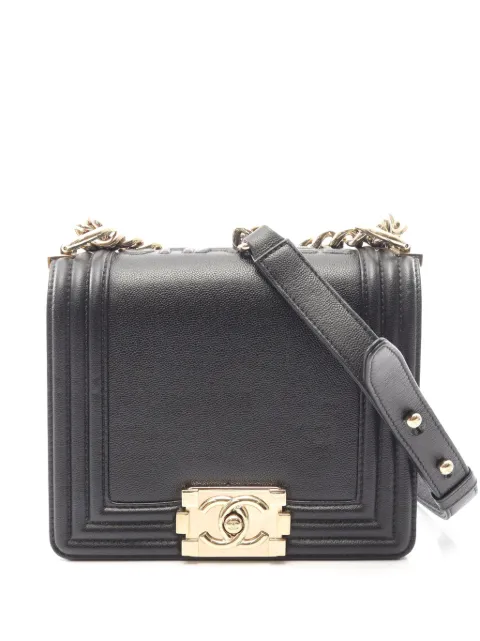 CHANEL Pre-Owned 2021-2026 Mini Caviar Boy Flap crossbody bag Black 78BN3J2QE3M1U7NR