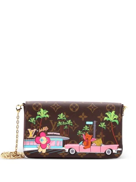 Louis Vuitton Pre-Owned Felicie Pochette Limited Edition Vivienne Xmas Monogram Canvas crossbody bag Brown CRDP7KV952ICKOLY