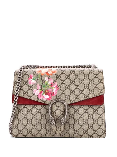 Gucci Pre-Owned Dionysus Bag Blooms Print GG Coated Canvas Medium shoulder bag Brown MIXQNLUAUBWBT3RV