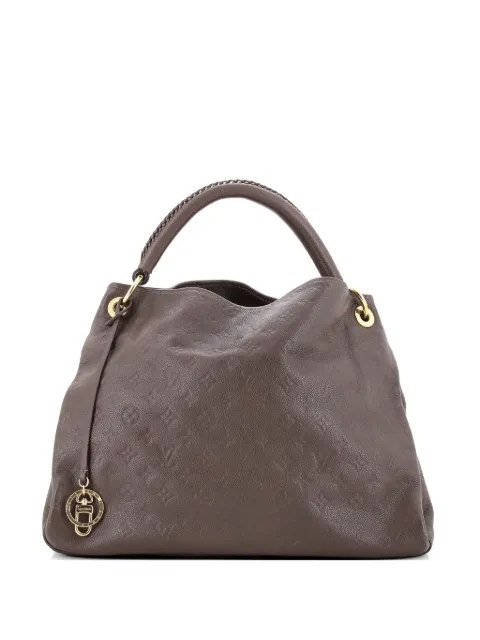 Louis Vuitton Pre-Owned Artsy Handbag Monogram Empreinte Leather MM hobo bag Brown 4LA8GRYGVVHVHU1E
