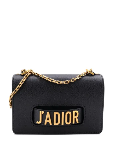 Christian Dior Pre-Owned J'Adior Flap Bag Leather Medium crossbody bag Black F6WB7AZRLILIZ5OP