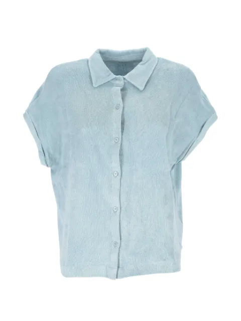 Majestic Filatures short-sleeve shirt Blue E26M494FCH1681098