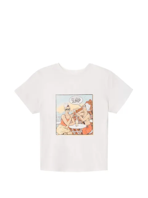 RE/DONE Classic Same graphic-print T-shirt White 02402WCGT409