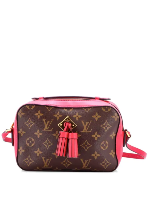 Louis Vuitton Pre-Owned Saintonge Handbag Monogram Canvas with Leather crossbody bag Brown WFBK9FHJ6PNJAKM9