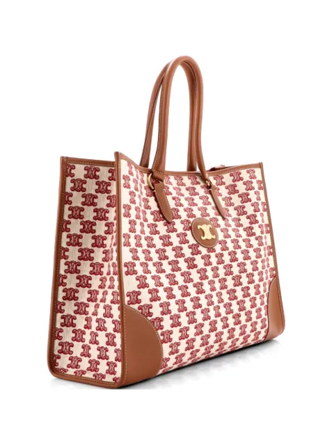Celine Pre-Owned Horizontal Cabas Triomphe Canvas tote bag Red 2F2PQ3SMKJTWUDFY