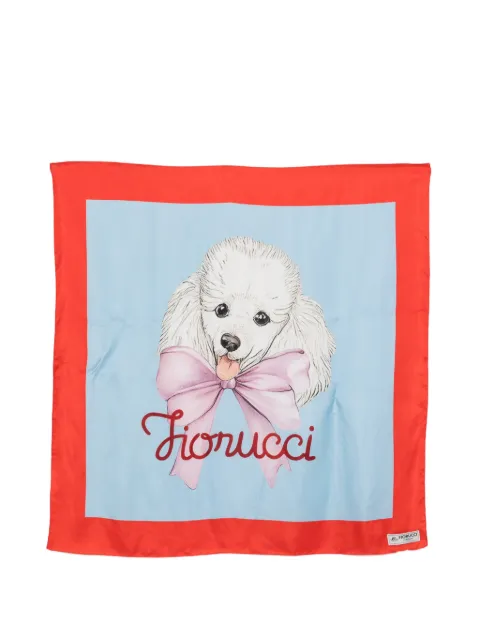Fiorucci dog-print scarf Red W26SSASC002VI01MU01
