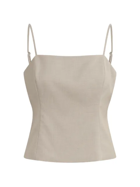 Favorite Daughter The I'm Back button-back top Neutrals FDJ4ST1620