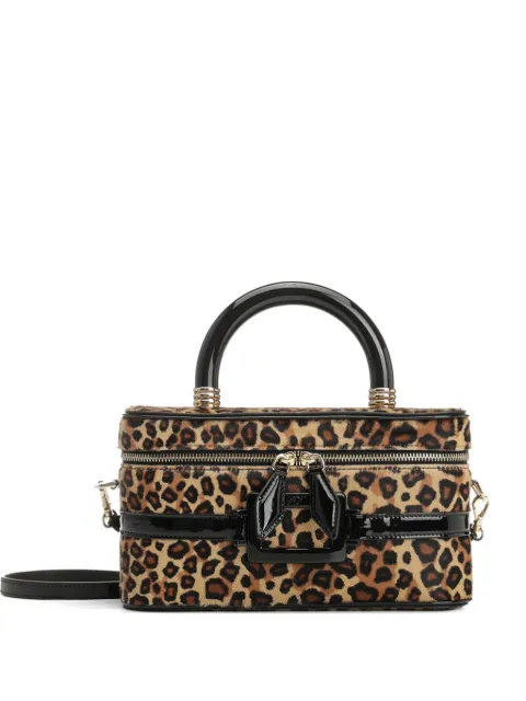 Roger Vivier Belle Vivier leopard-print mini bag Neutrals RBWAORH0101USN