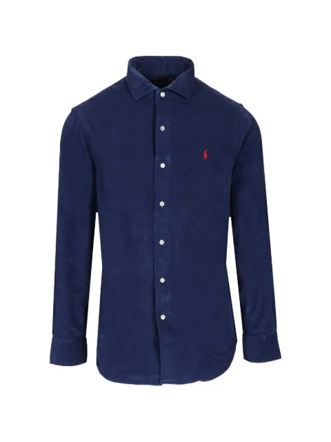Polo Ralph Lauren Pony-embroidered shirt Blue 710P00518