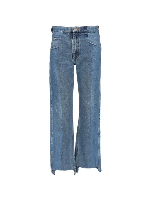 E.L.V. DENIM Audry stepped-hem jeans Blue 10122010329