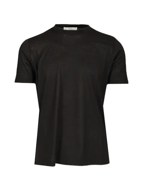 Mauro Ottaviani silk-jersey T-shirt Black OP001