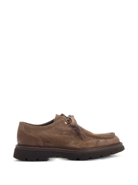 corvari suede lace-up derby shoes Brown 2600GUNNY