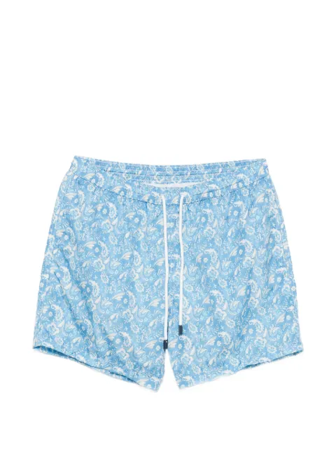 Barba paisley-print swim shorts Blue ENEA53601
