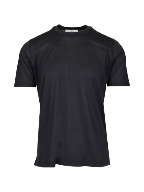 Mauro Ottaviani jersey-texture t-shirt Blue OP001