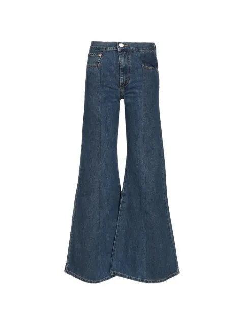 E.L.V DENIM Odette flared jeans Blue 1010201