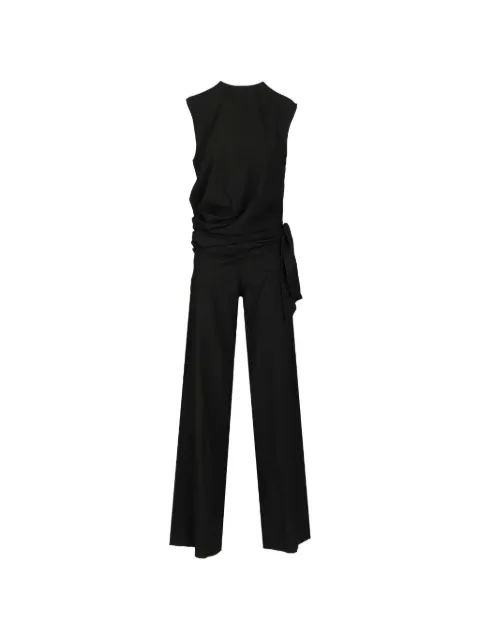 Alaïa draped open-back jumpsuit Black AA9U0023W071B