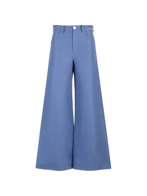 Marni five-pocket wide-leg trousers Blue PAMA0492S0TCX28