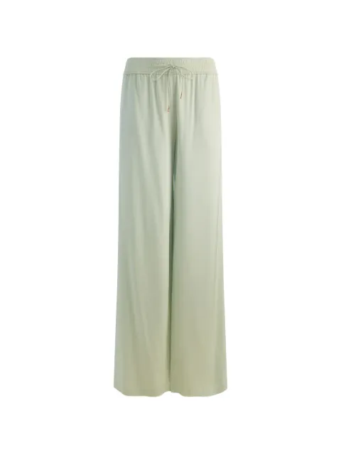 alice + olivia drawstring-fastening palazzo pants Green CC604A43117