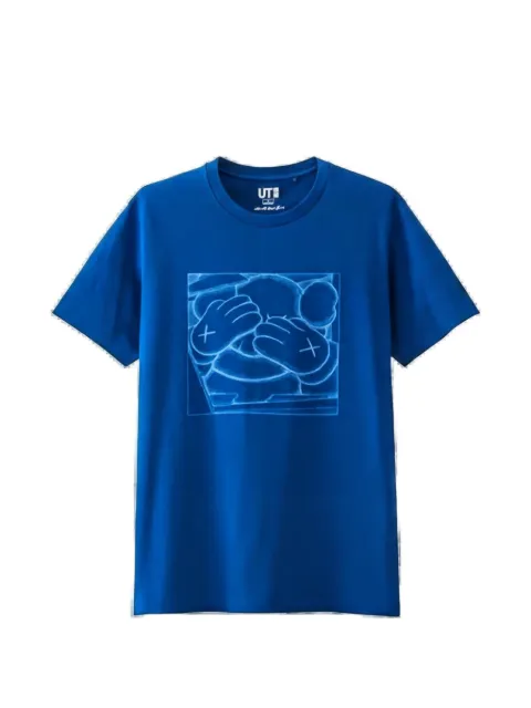 KAWS x Uniqlo Chum graphic-print T-shirt Blue KAWS202503