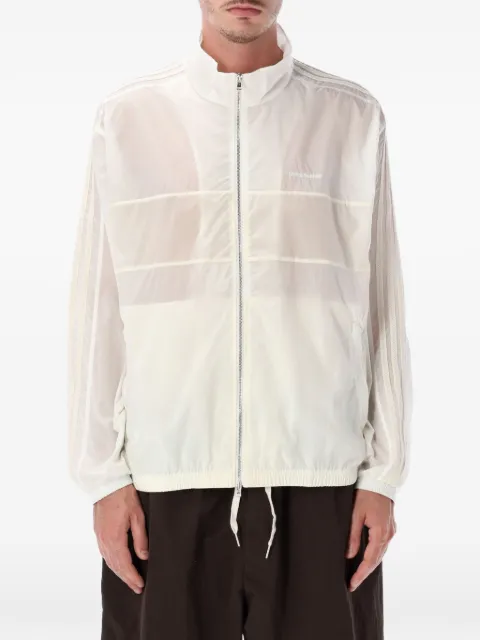 adidas x Wales Bonner sheer-panelled zip-up jacket Neutrals KF9251