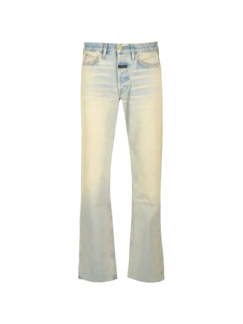 Fear Of God Collection 8 raw-hem jeans Blue FG840030DNM