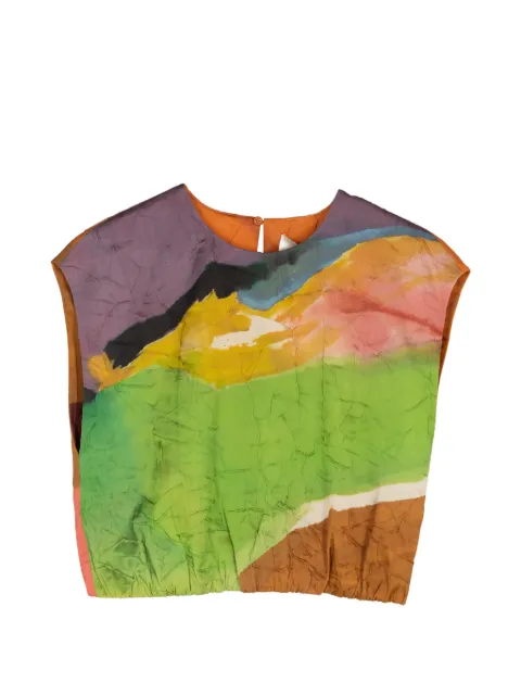Ulla Johnson Gisella crop top Brown SP260250