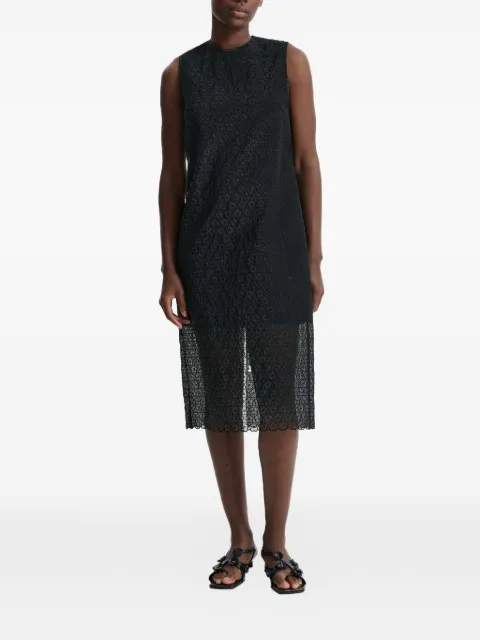 Cecilie Bahnsen Devin floral-lace sleeveless dress Black 126RTW10016