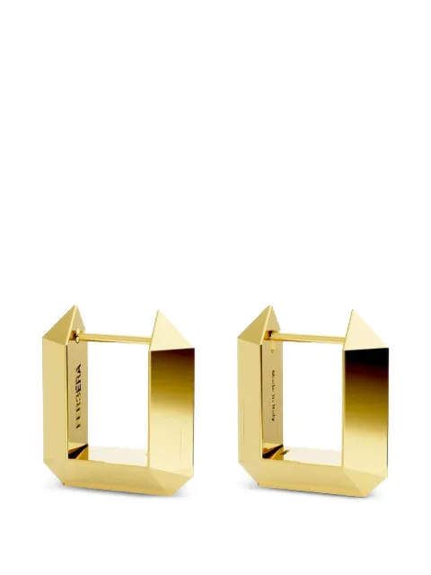 FERSERA Sculptura Rectangle earrings Gold ESS01W