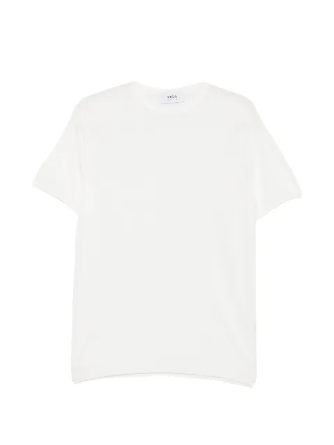 VELA SHOP short-sleeve crew-neck sweater White 26SCCM010524