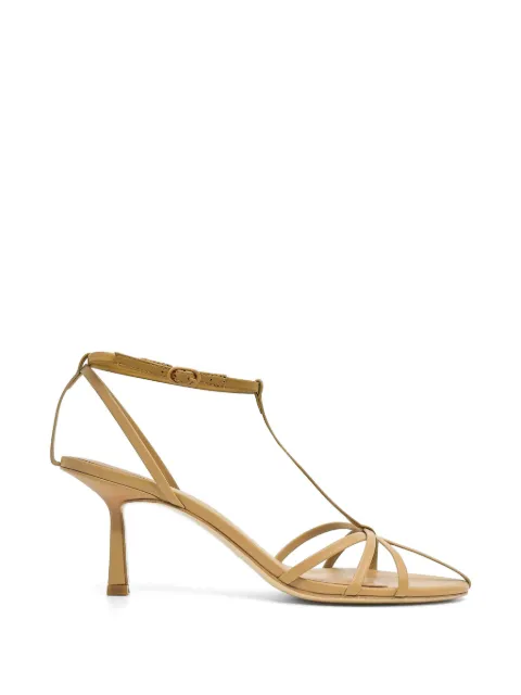 Studio Amelia Aviary caged leather sandals Neutrals F836CFSBGE