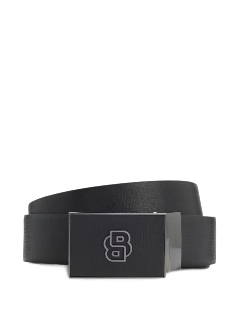 BOSS reversible leather belt Black 50558761