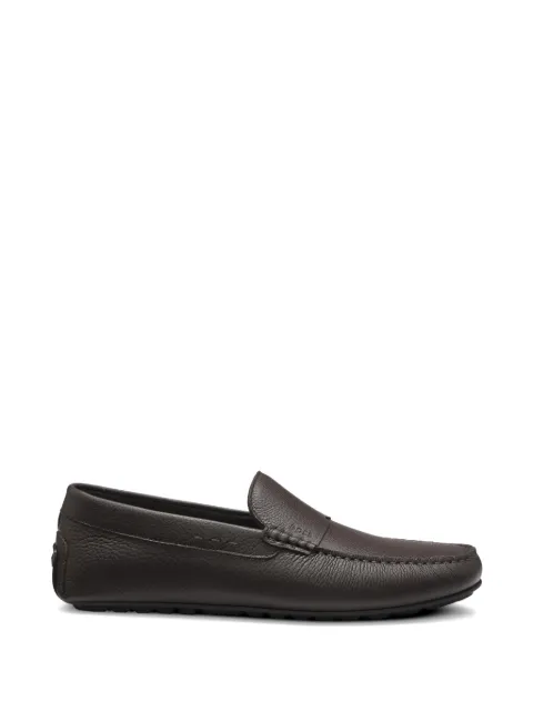 BOSS leather loafers Brown 50568700