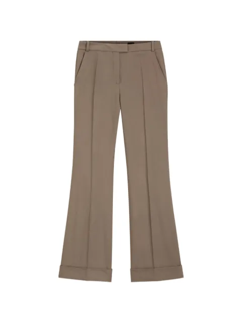 BOSS gabardine flared trousers Neutrals 50564488