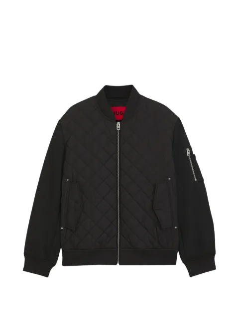 HUGO quilted padded coat Black 50562737