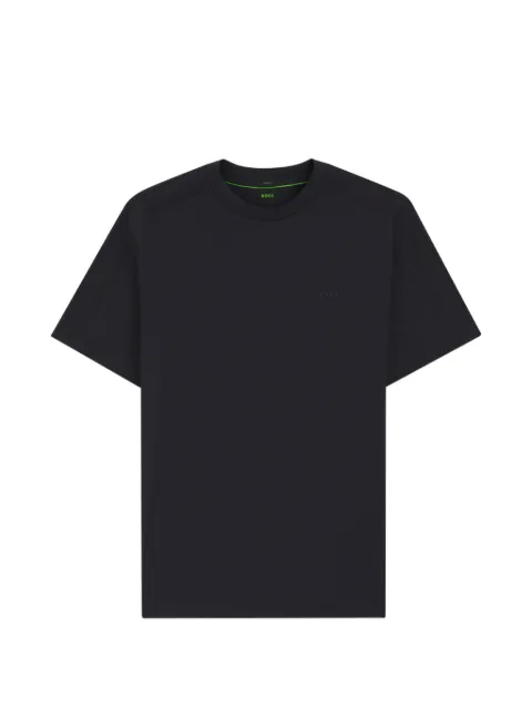 BOSS jacquard-tape t-shirt Black 50564121