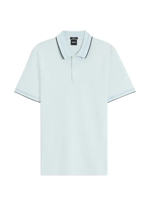BOSS H-Phillipson 195 mercerised cotton polo shirt Blue 50565587