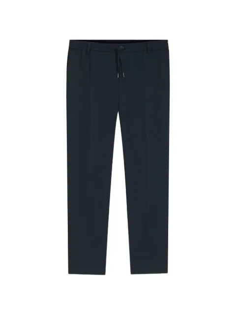 BOSS drawstring-waist stretch-twill chino pants Blue 50573585