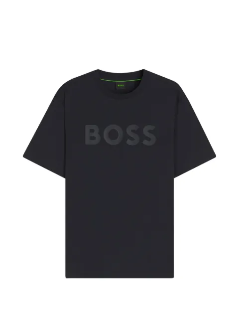 BOSS logo-print t-shirt Blue 50566883