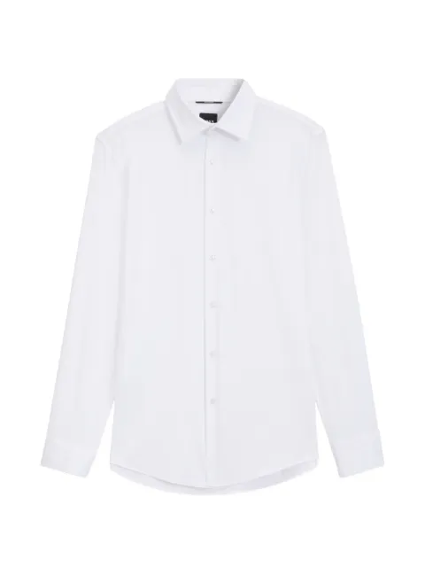 BOSS slim-fit shirt in Italian-made performance-stretch jersey White 50567206