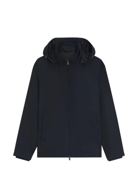 BOSS water-repellent hooded jacket Blue 50564402