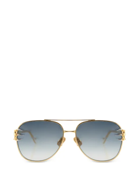 ANNA-KARIN KARLSSON Claw Voyage navigator-frame sunglasses Gold CLAWVOYAGE