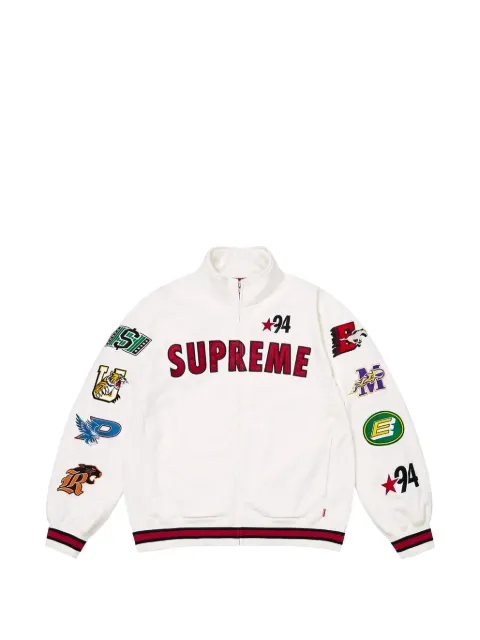 Supreme Mascots zip-up jacket White SU27493