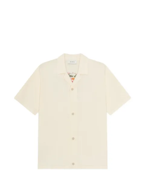 Les Deux Bouquet knitted shirt Neutrals 1001972