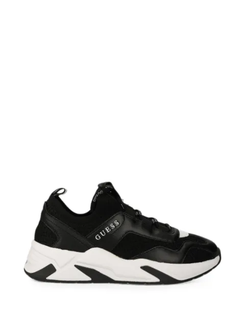 GUESS USA Geniver logo-print chunky-sole sneakers Black FLPGE2FAB12