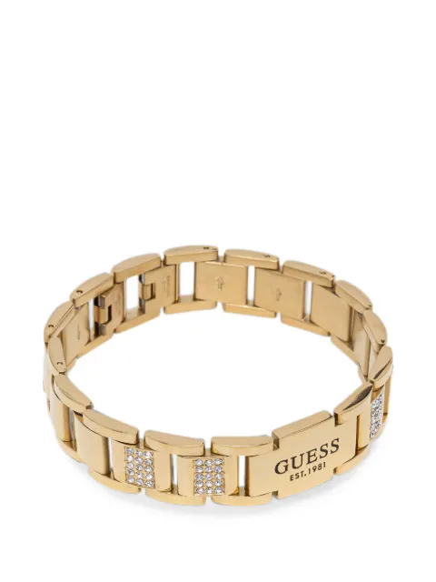 GUESS USA Frontiers crystal-embellished link bracelet Gold JUMB01341JW