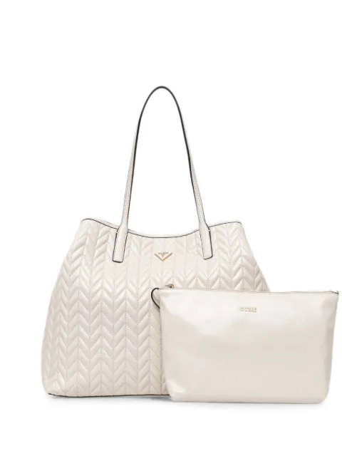 GUESS USA chevron-quilted tote bag Neutrals HWTQ9720240