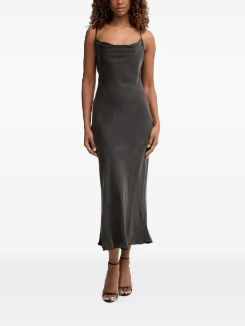 GUESS USA cowl-neck midi dress Grey W6GK94W2266
